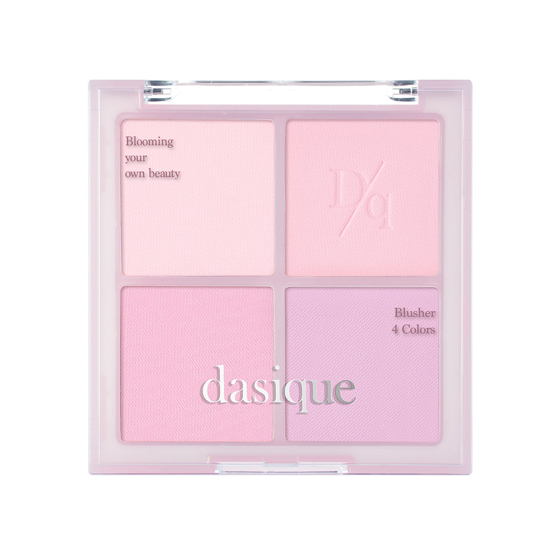 dasique Blending Mood Cheek 02 Cool Blending with four pink and lilac blush pans