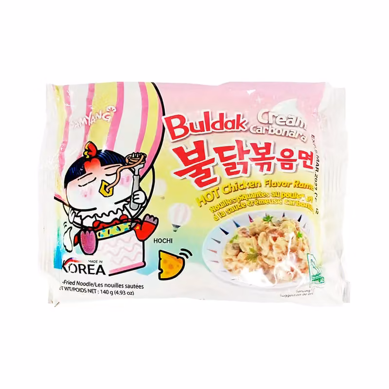 Samyang Buldak Cream Carbonara Hot Chicken Flavor Ramen 140g