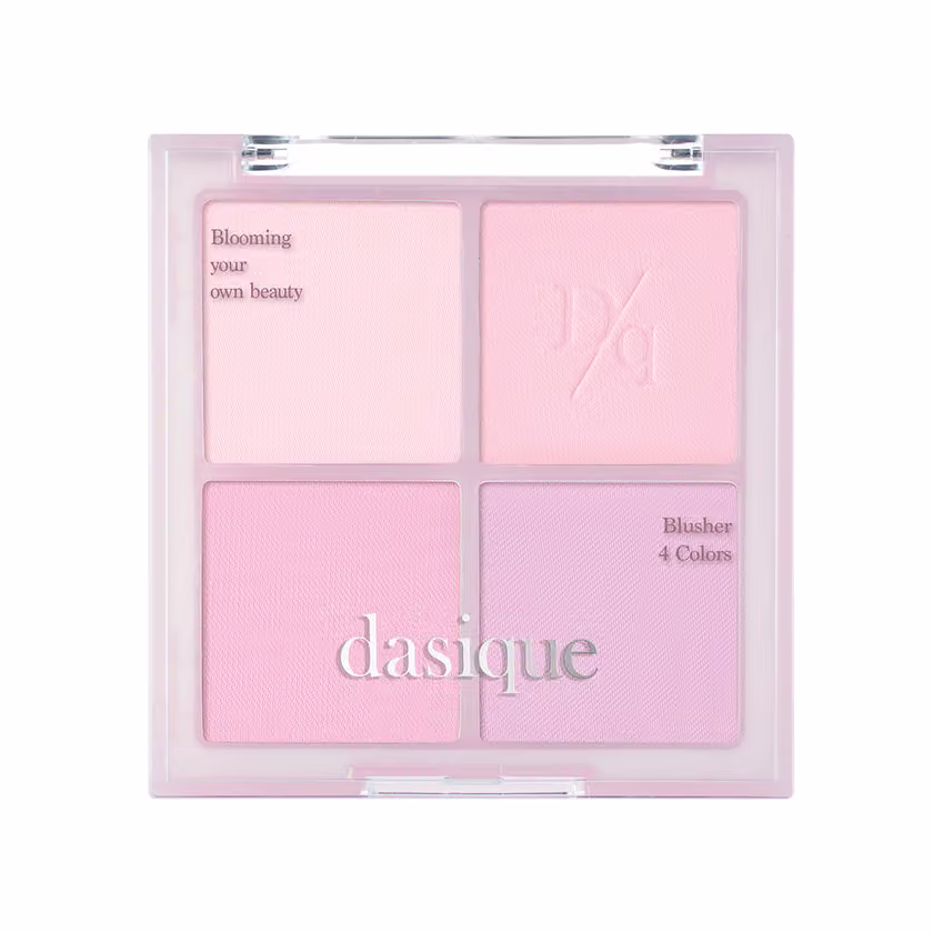 dasique Blending Mood Cheek 02 Cool Blending with four pink and lilac blush pans