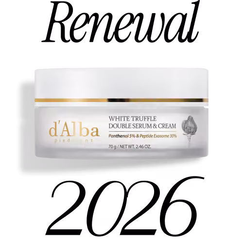 d’Alba White Truffle Double Serum & Cream · 70g · 2026 edition