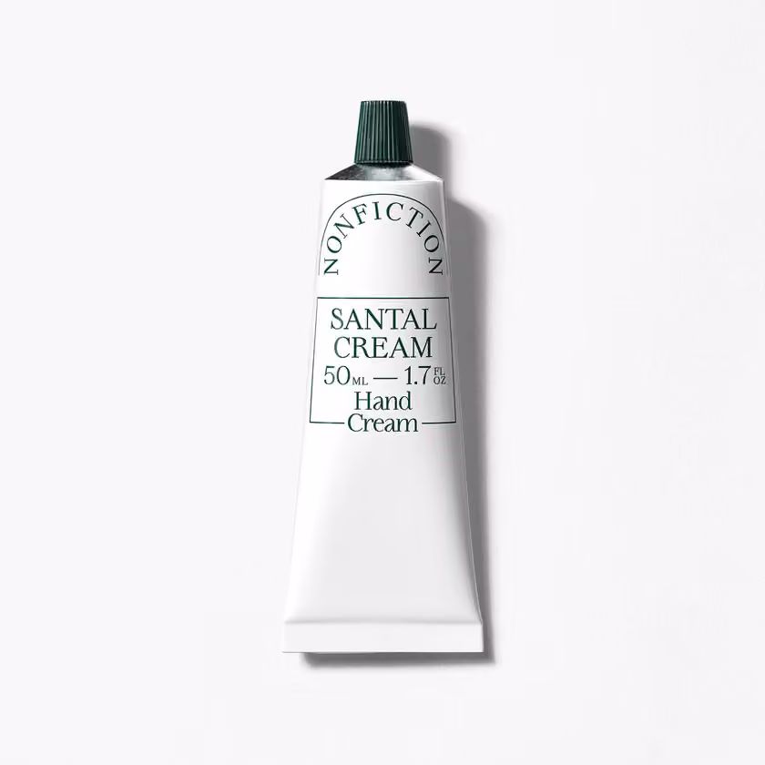 NONFICTION Santal Cream hand-cream tube with green cap