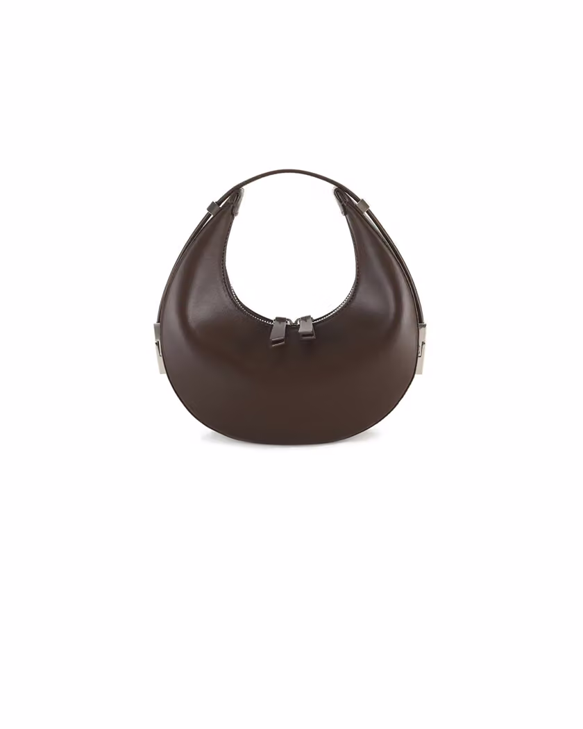 OSOI Toni Mini in choco brown on a white background
