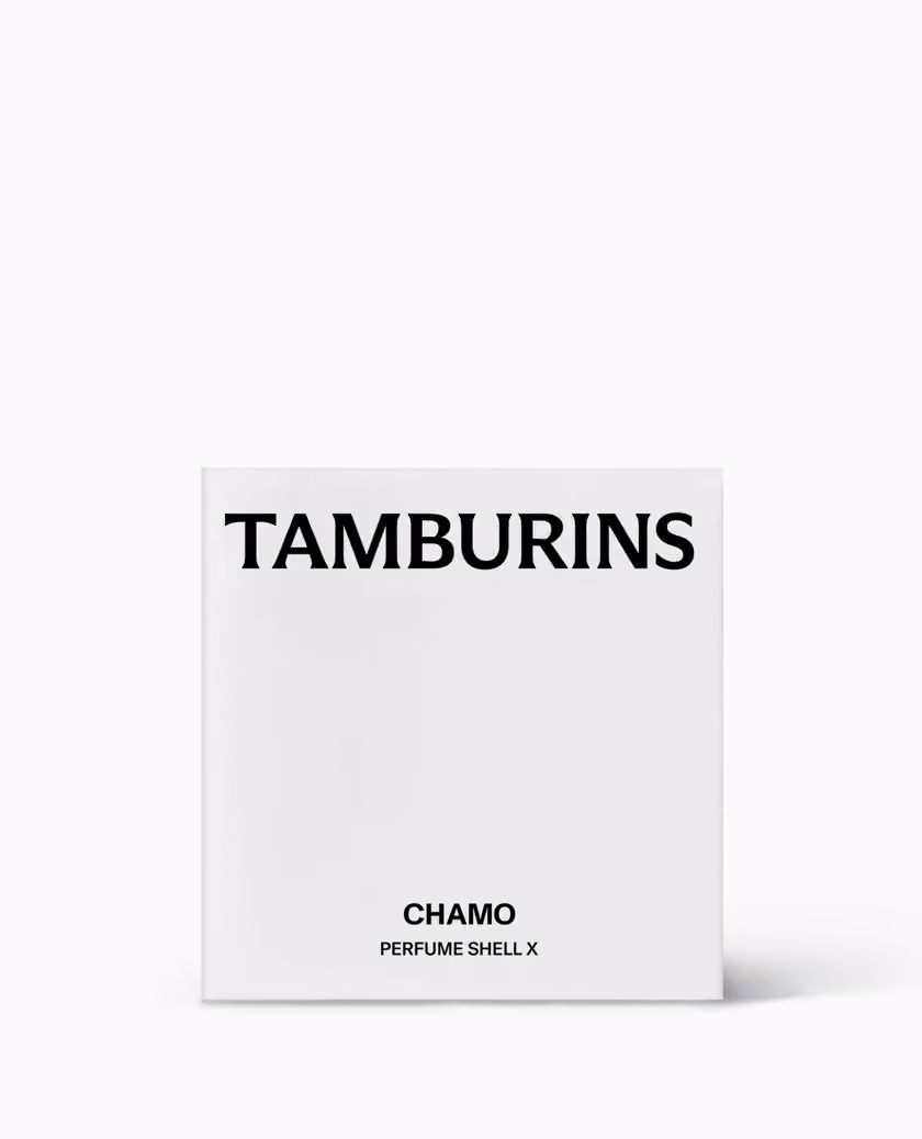 White TAMBURINS CHAMO Shell Perfume Hand box
