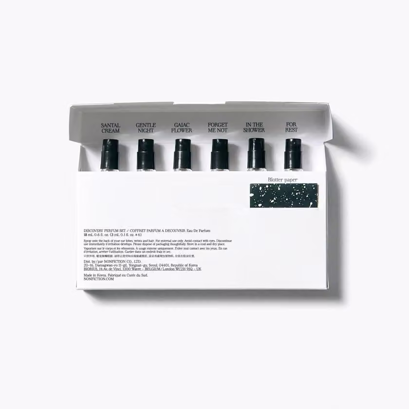Nonfiction Discovery Eau de Parfum Set, 3mL x 6, official representative product photo