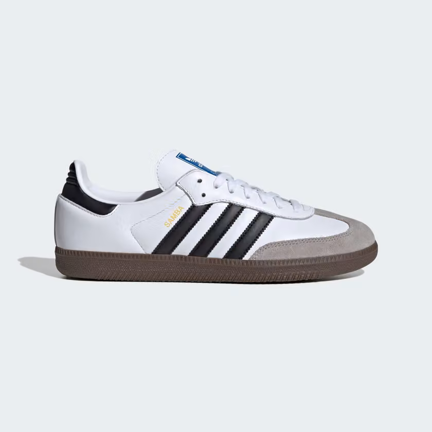 Adidas Samba OG B75806, Cloud White / Core Black / Clear Granite, official representative product photo