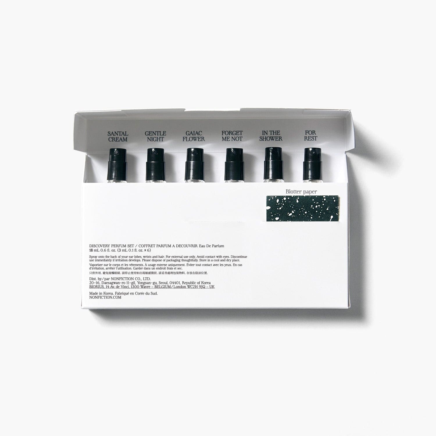Nonfiction Discovery Eau de Parfum Set, 3mL x 6, official representative product photo