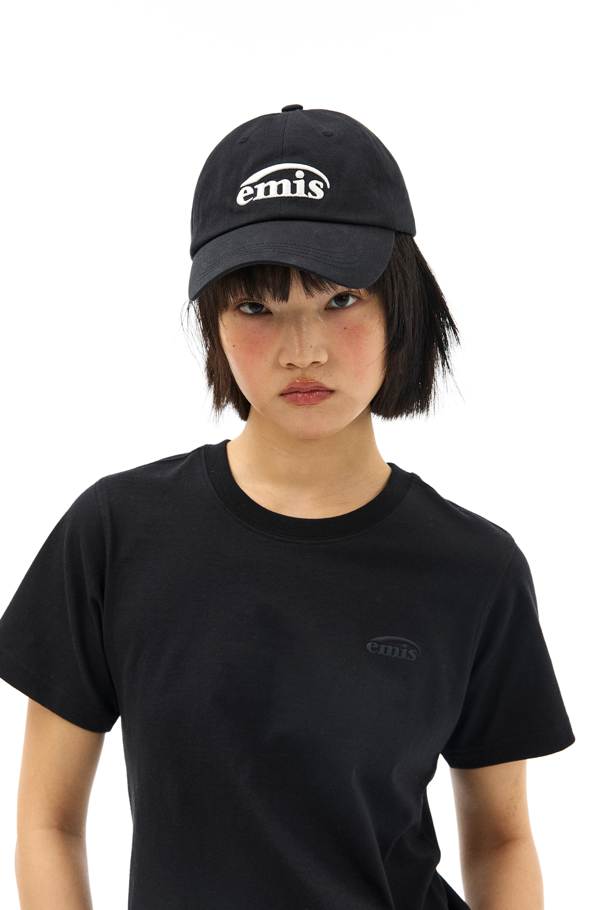 emis NEW LOGO EMIS CAP(RENEWAL)-BLACK, official representative product photo