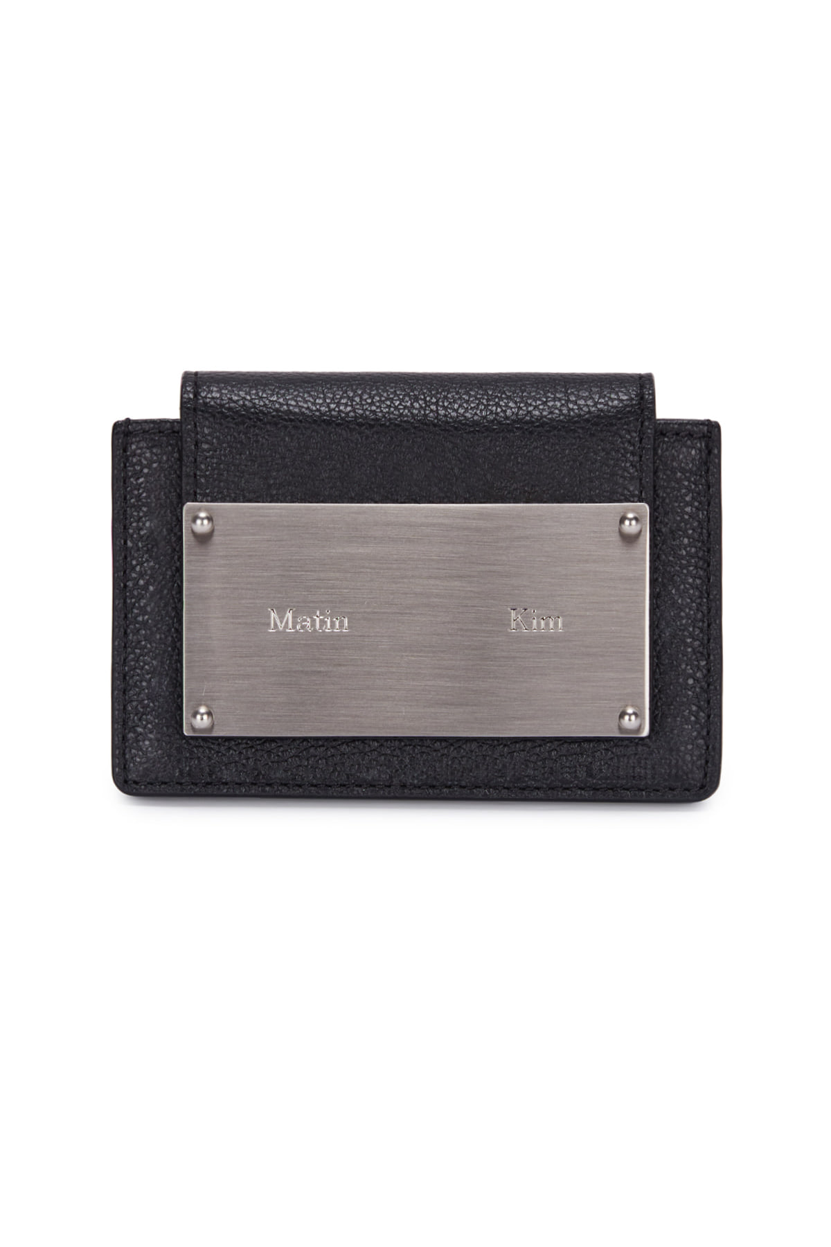 Matin Kim ACCORDION WALLET IN BLACK, official representative product photo