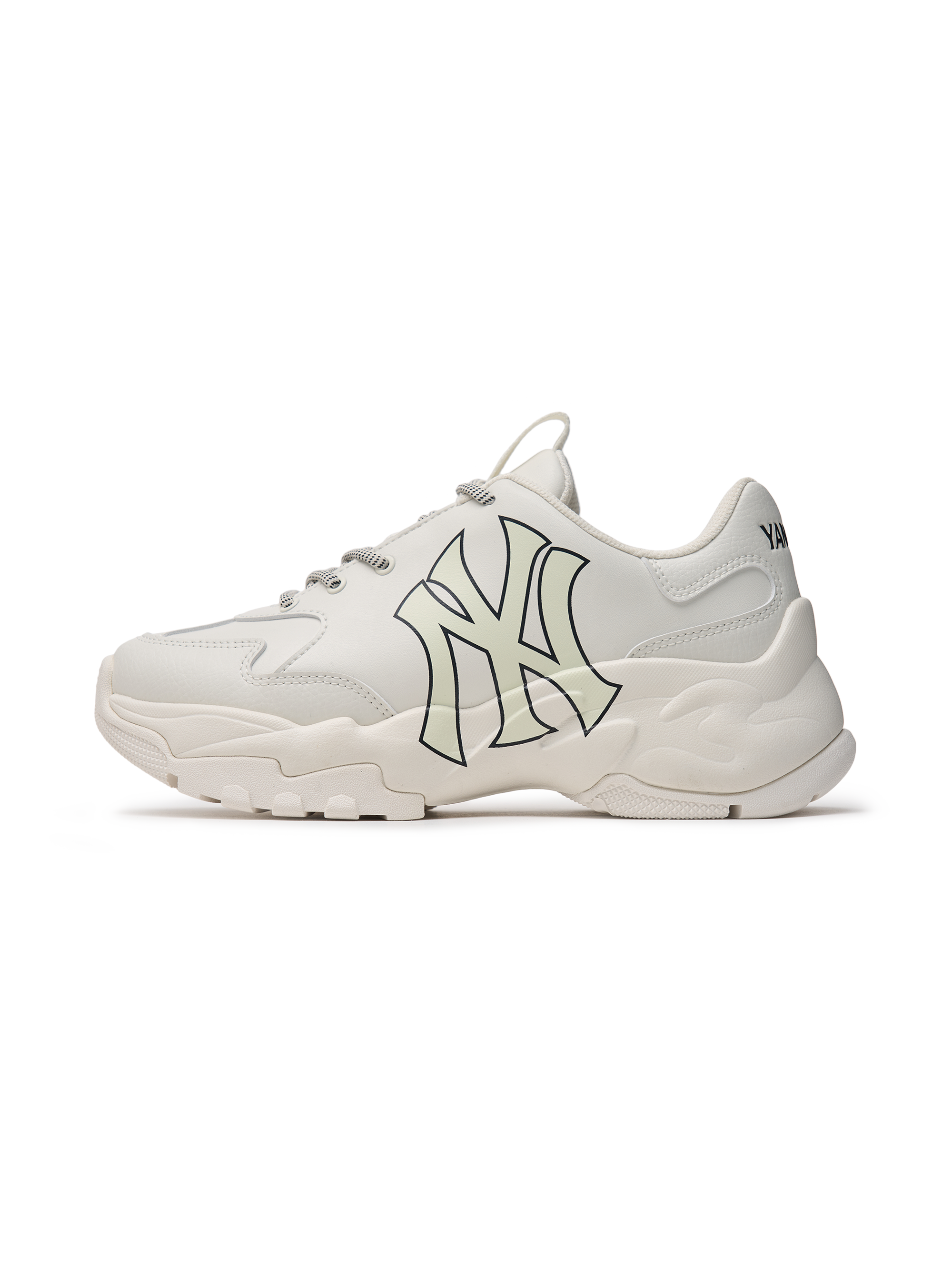 MLB Korea Bigball Chunky A 3ASHC104N-50IVS, Ivory, official representative product photo