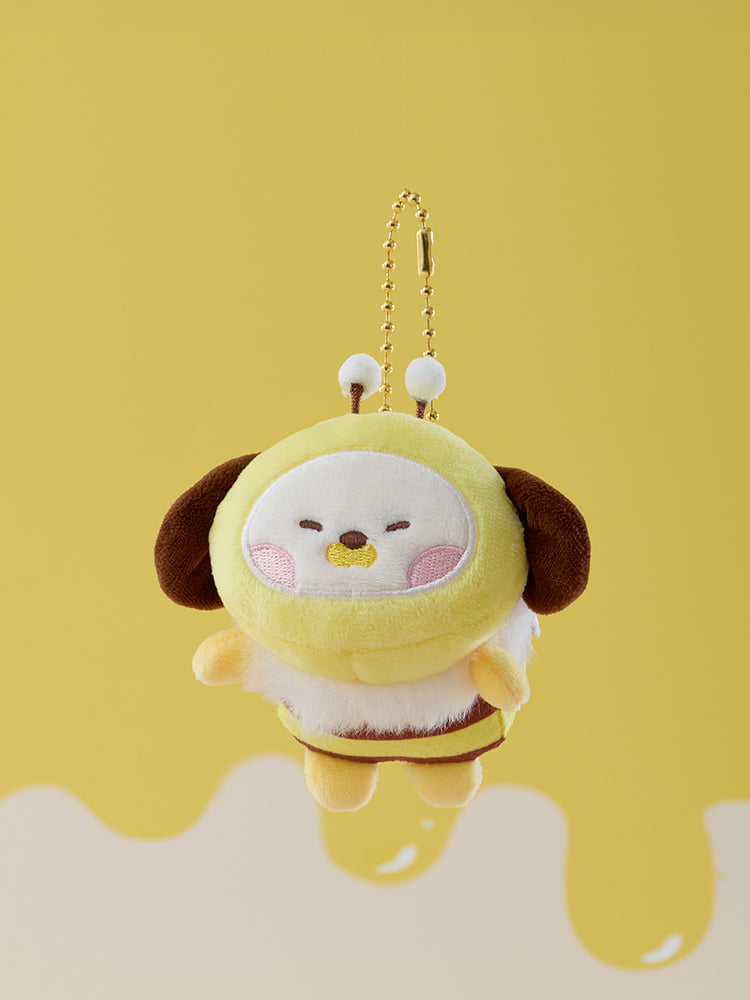 BT21 Mini minini Honey Bee plush keyring — CHIMMY