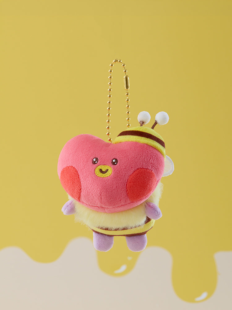 BT21 Mini minini Honey Bee plush keyring — TATA