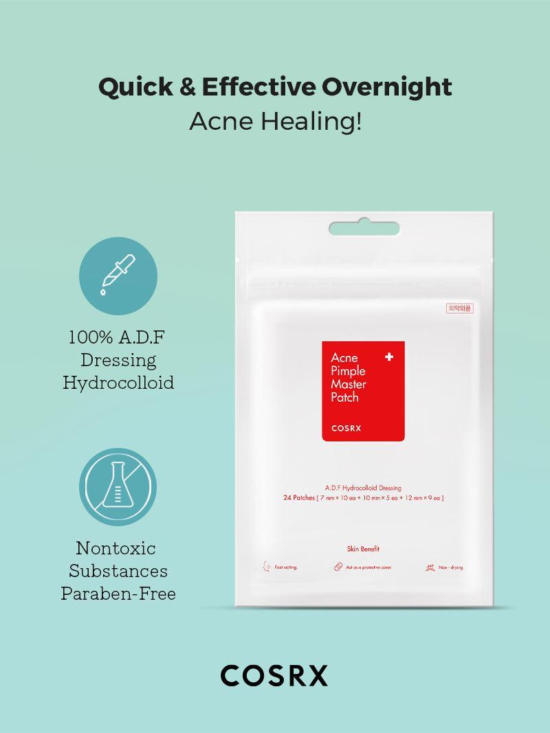 Hydrocolloid dressing and product-benefit panel.
