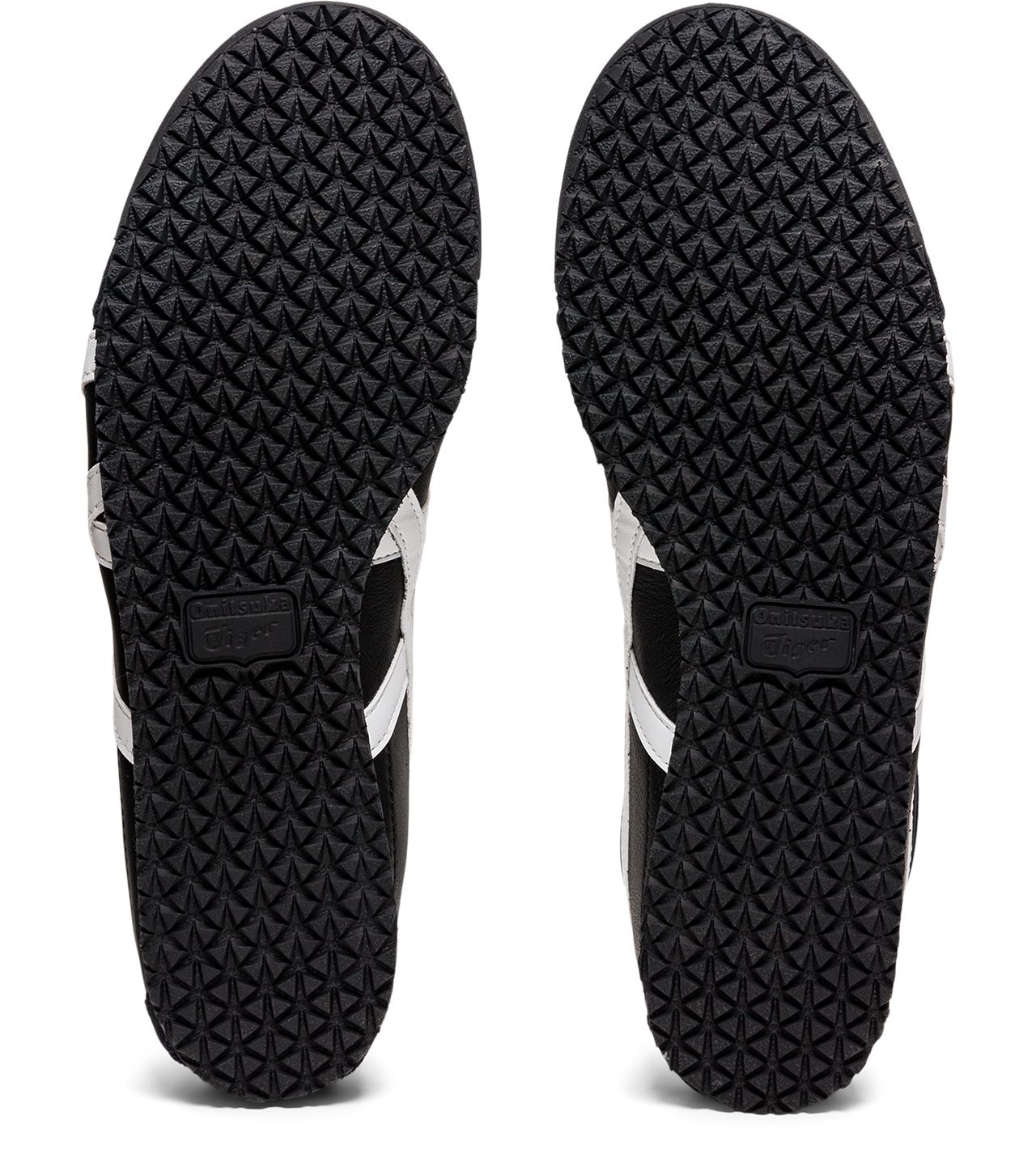 Onitsuka Tiger Mexico 66 Black/White — rubber outsole tread