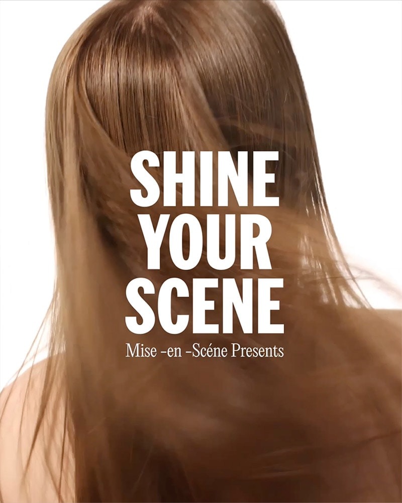 Official glossy-hair photograph used as the campaign-video cover.