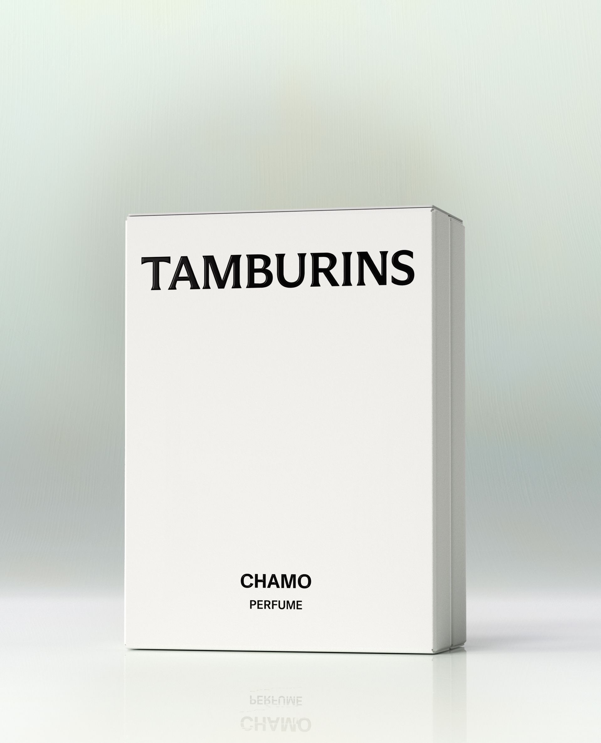 White TAMBURINS CHAMO perfume box