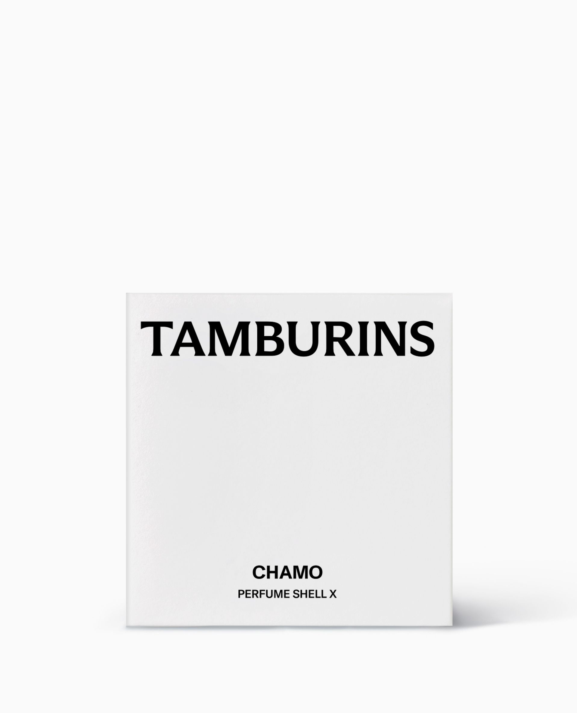 White TAMBURINS CHAMO Shell Perfume Hand box